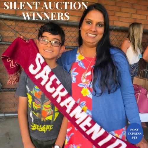 Congratulations to our Silent Auction Winners! - Pony Express Elementary  School